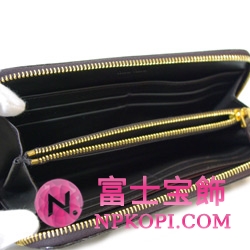 ミュウミュウ MIU MIU ラウンドファスナー式長財布 サイフ 財布 さいふ ダークブラウン 5M0506-ST-COCCO-LUX-MORO